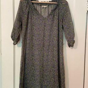 Floral dress with slip